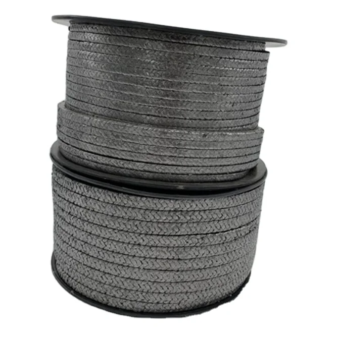 Graphite packing rope Corrosion-resistant steam pipe seal flexible graphite gland packing