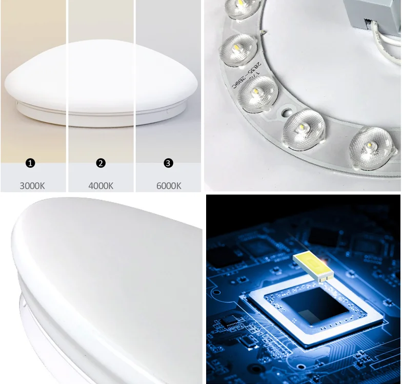 High lumen LED 2835 linear led light multi-color round Wholesale New led ceiling light Square round light source