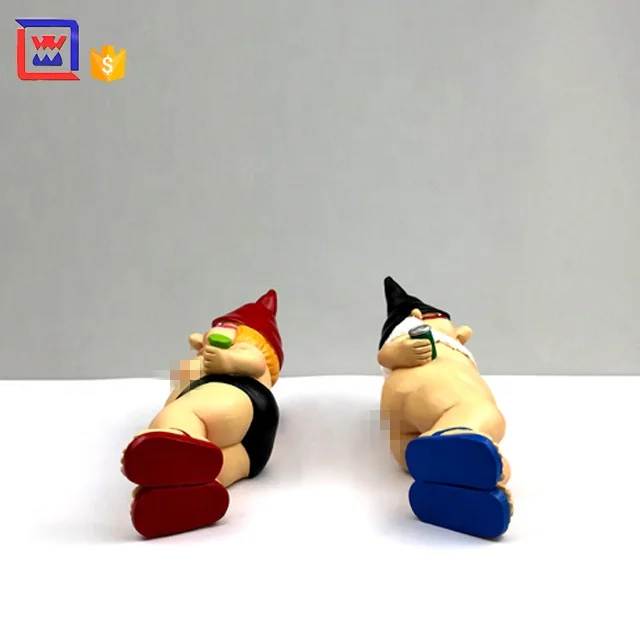 Resin Naked Couples Garden Gnome