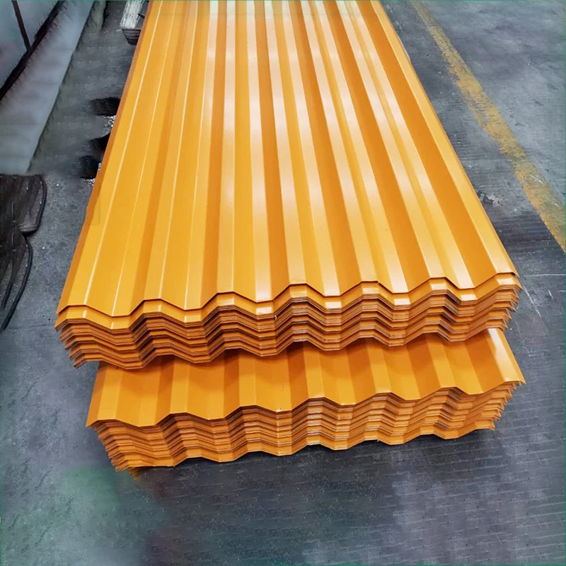 Corrugated steel color tiles RAL color number available Matte glass