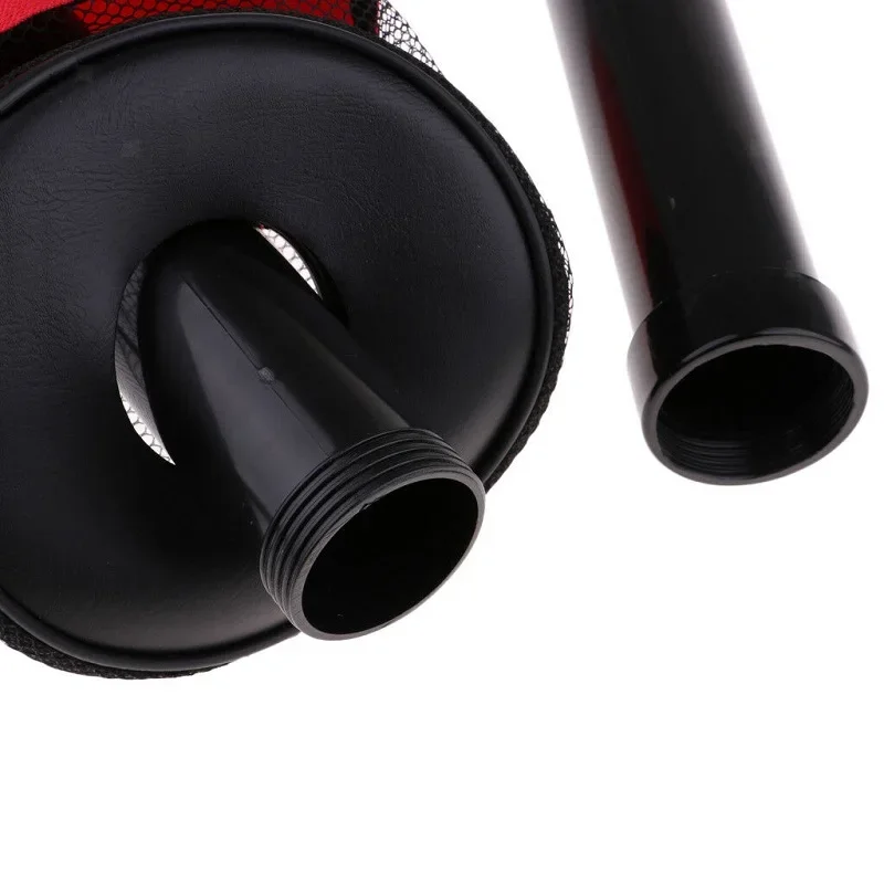 Golf Ball Retriever Portable Shag Bag Golf Ball Pick Up with Removable Plastic Tube Pocket Shagger Storage Golf Training Aids