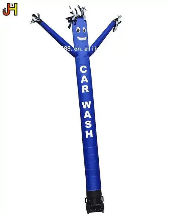 Oxford Cloth Material Inflatable Sky Air Dancer Car Wash Tube Man