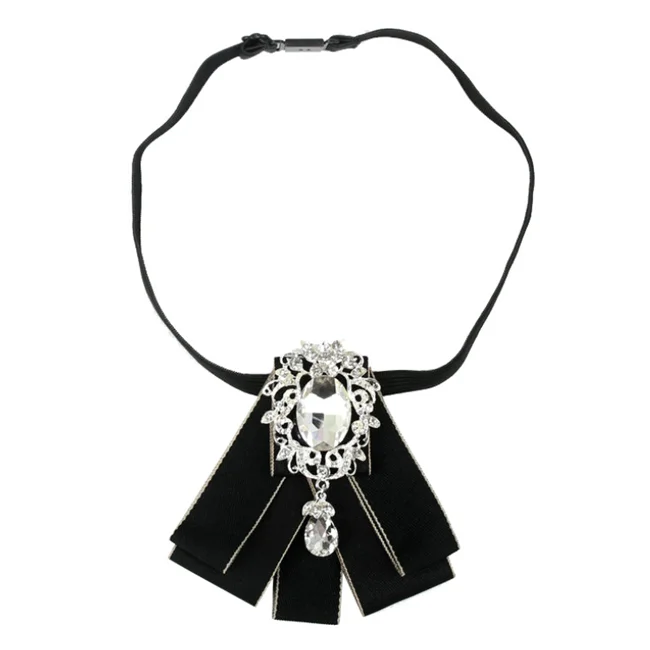 High-ended British Groom Wedding Suit Party Butterfly Bow Ties Diamond Collar Bow Tie Unisex