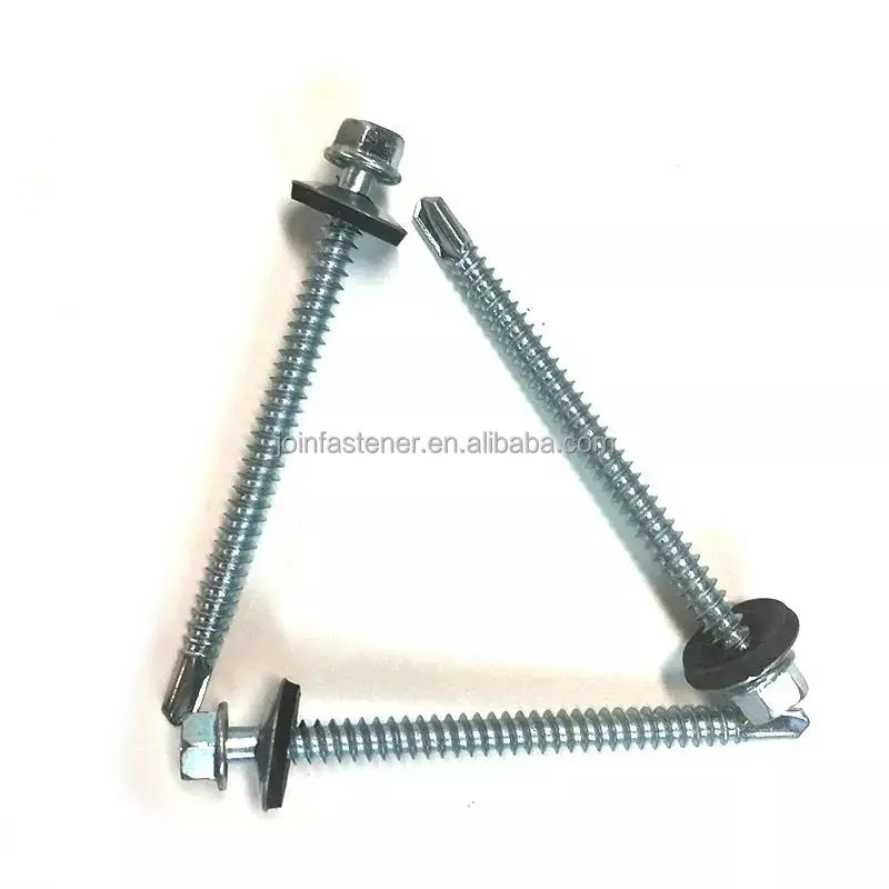 Din 7504 Hex Head Self Drilling Screws With Washer