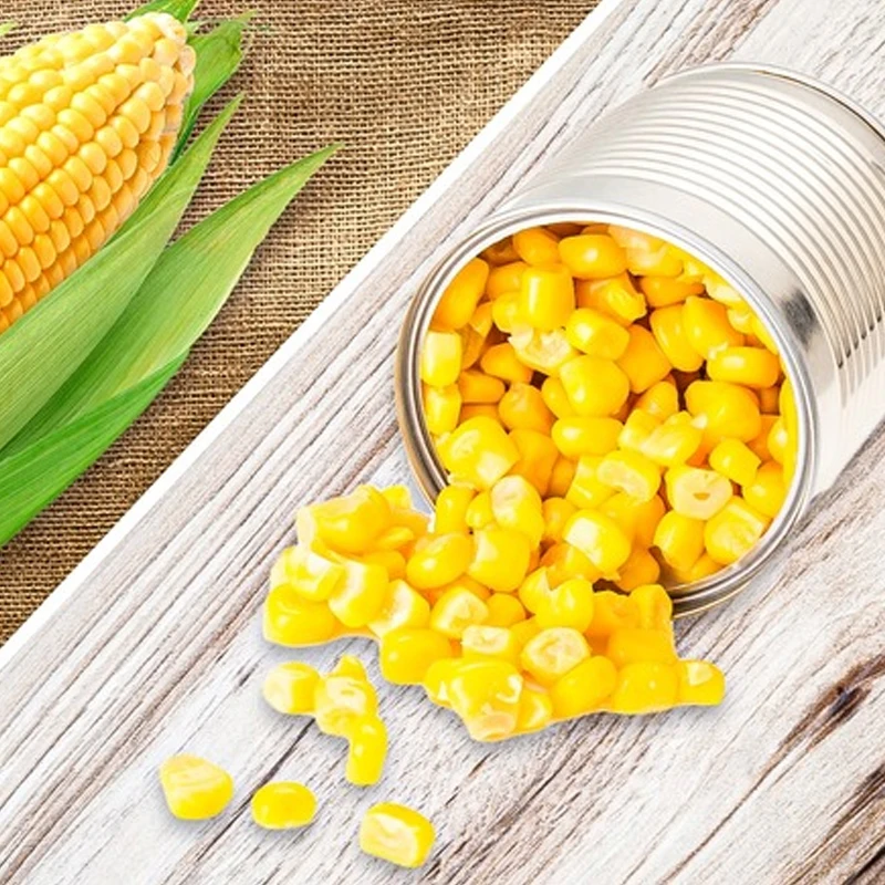 Высокое качество оптовая продажа Органическая консервированная кукуруза без ГМО готовая к употреблению