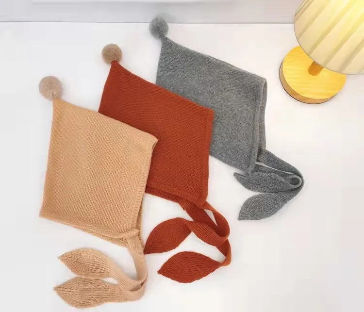 HOT SALE Pure Cashmere Colorful Baby Boonet Beanie New Born Baby Girl Boy