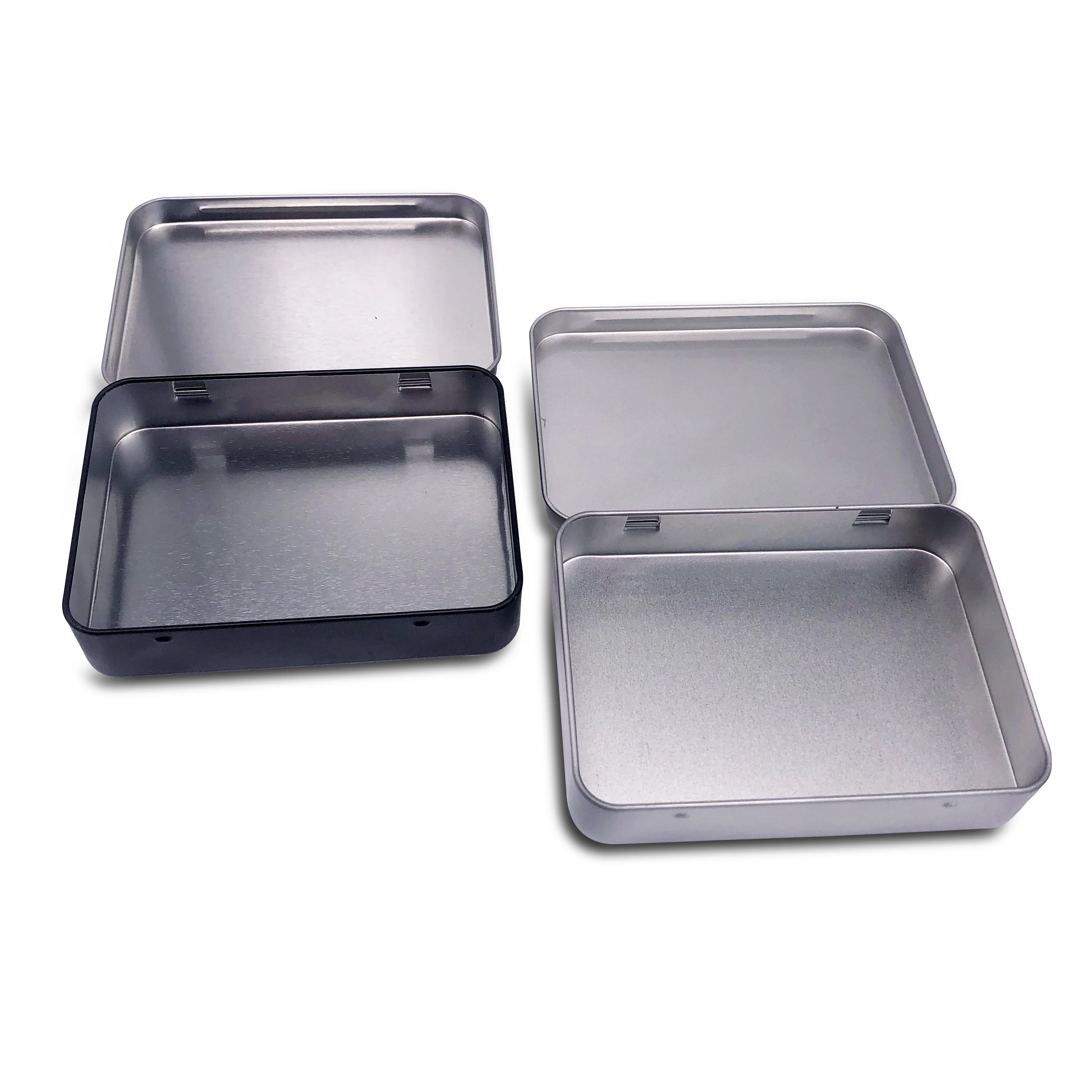 TINPLATE Hight Quality 115x85x22mm Square Metal Box For Candy Tin Box With Lid  custom child resistant  tin box