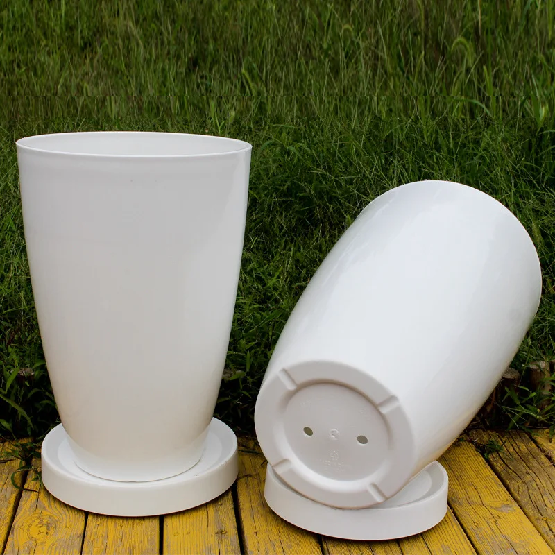 Thickened High-Grade Resin Large Plastic Imitation Ceramics Large Diameter Super Flower Pots