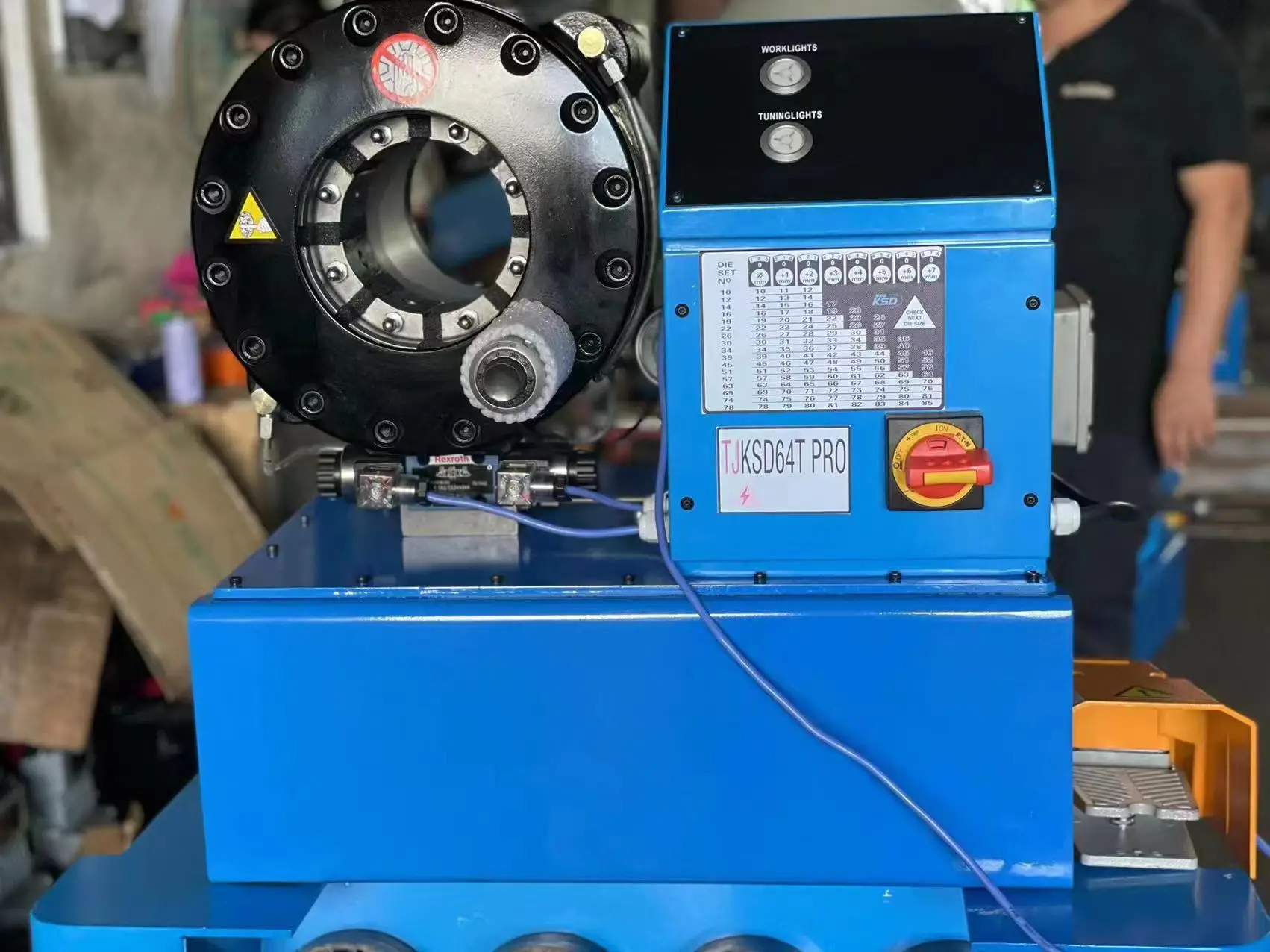 Excellent quality and price air conditioning hose crimping tool pipe pressing machine hose press making machinery