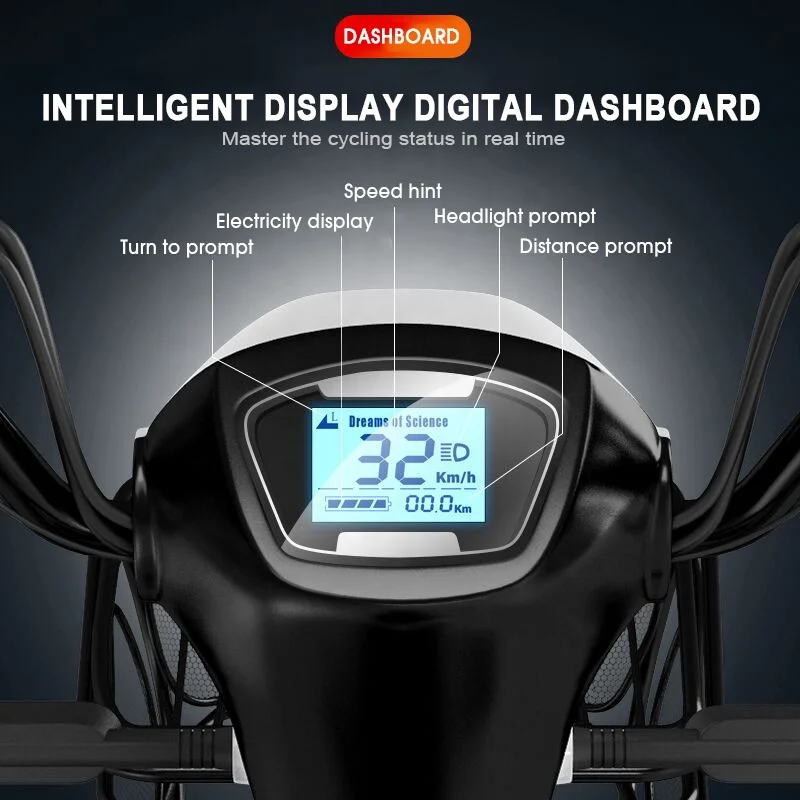 China factory can customize 48V urban two-wheel fat tire electric bicycle urban leisure electric bicycle