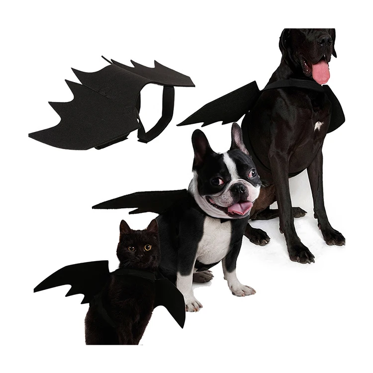new personality design Hot Sale Halloween Bat Wings Spider Cats Dogs Pet big size Clothes