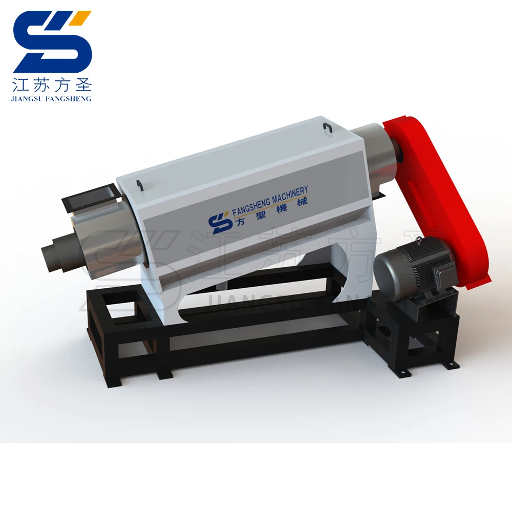 
China most popular PE PP waste plastic film squeeze screw press dryer recycling line 