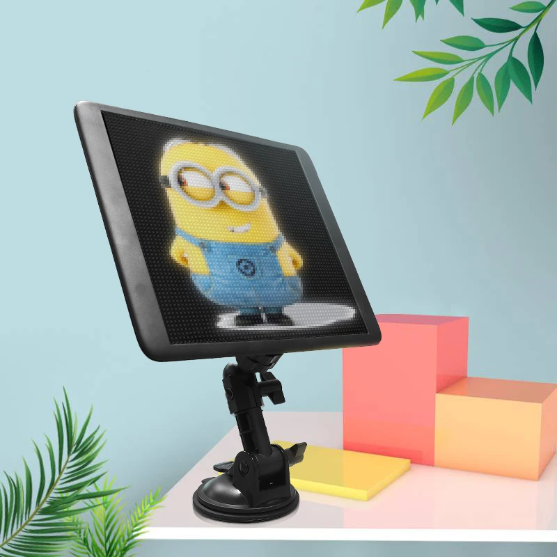 Wifi Control RGB Car Model Window Display Stand Multi-Functio Car LED Advertising Display Screen