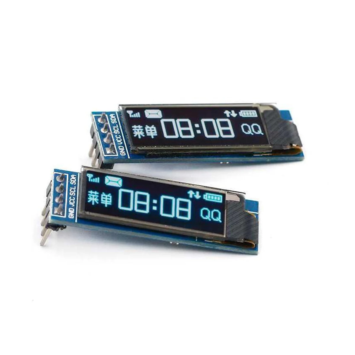 0.91 inch OLED display module white/blue OLED 128X32 LCD LED Display SSD1306 12864 0.91 IIC i2C Communicate for ardunioLvchi