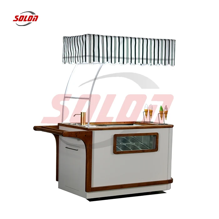 eurpe market cargo bike three wheel cart ice cream trike tricycle freezer