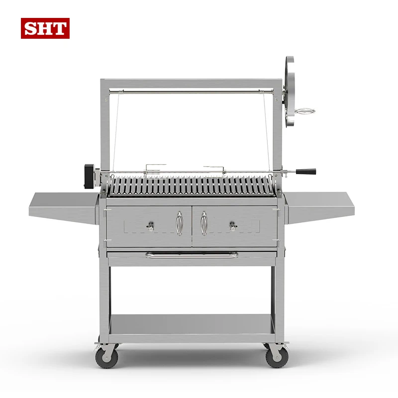 Угольная духовка для барбекю на открытом воздухе, новый продукт в аргентинском стиле, барбекю, гриль charbroil
