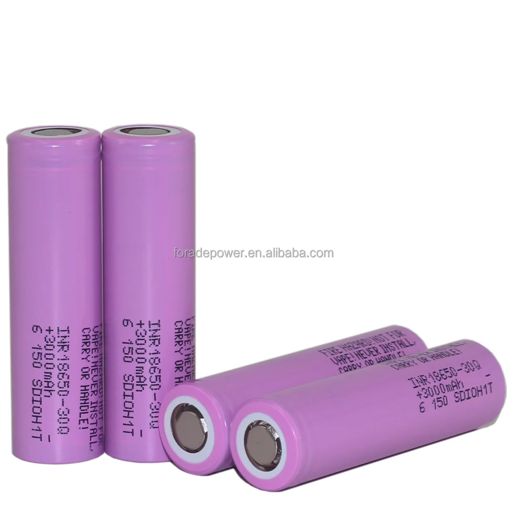 Оригинальные 3,6 В INR18650-30Q 18650 батареи 3000 мАч 18650 30Q Max 30A разрядный Аккумулятор для пылесоса Samsung 30Q