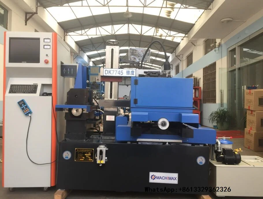 high quality CNC wire cut EDM machine multi cut medium speed DK7750 factory supply wholesales cheap cnc edm machine