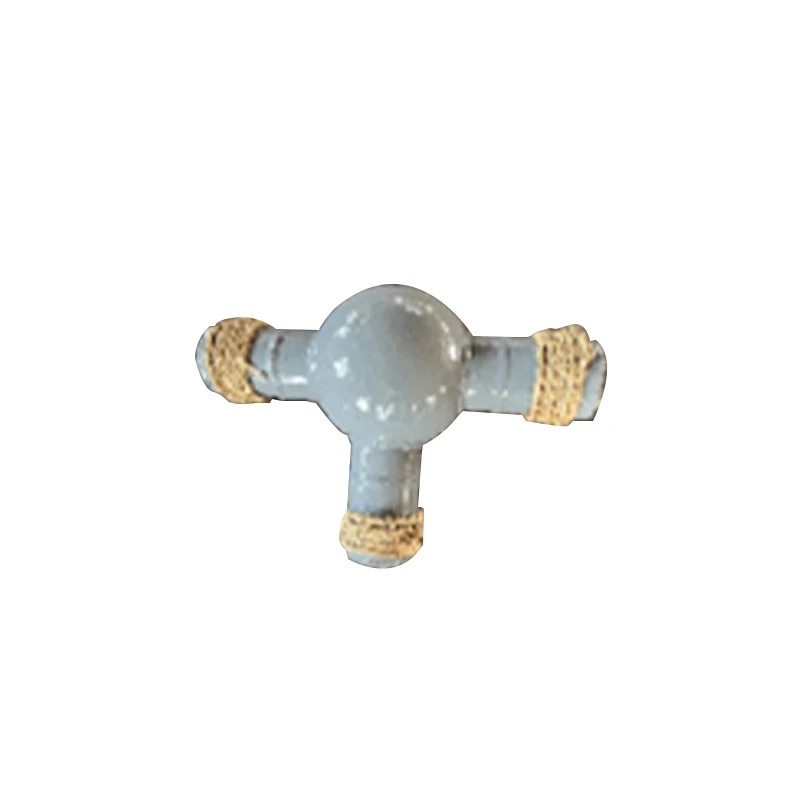 High Quality industry wear-resistant alumina Spherical Ceramic lined composite Steel Tee