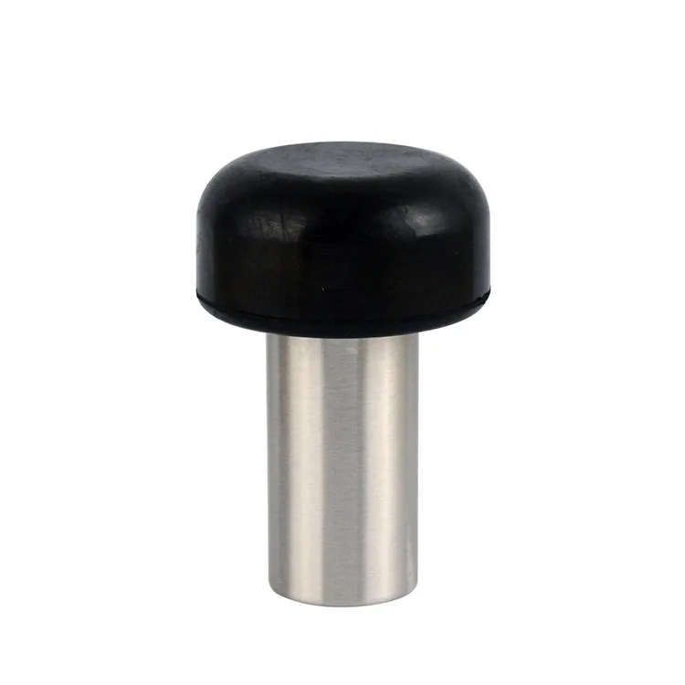 Наружные металлические дверные аксессуары из нержавеющей стали, резиновый напольный ограничитель для безопасности двери