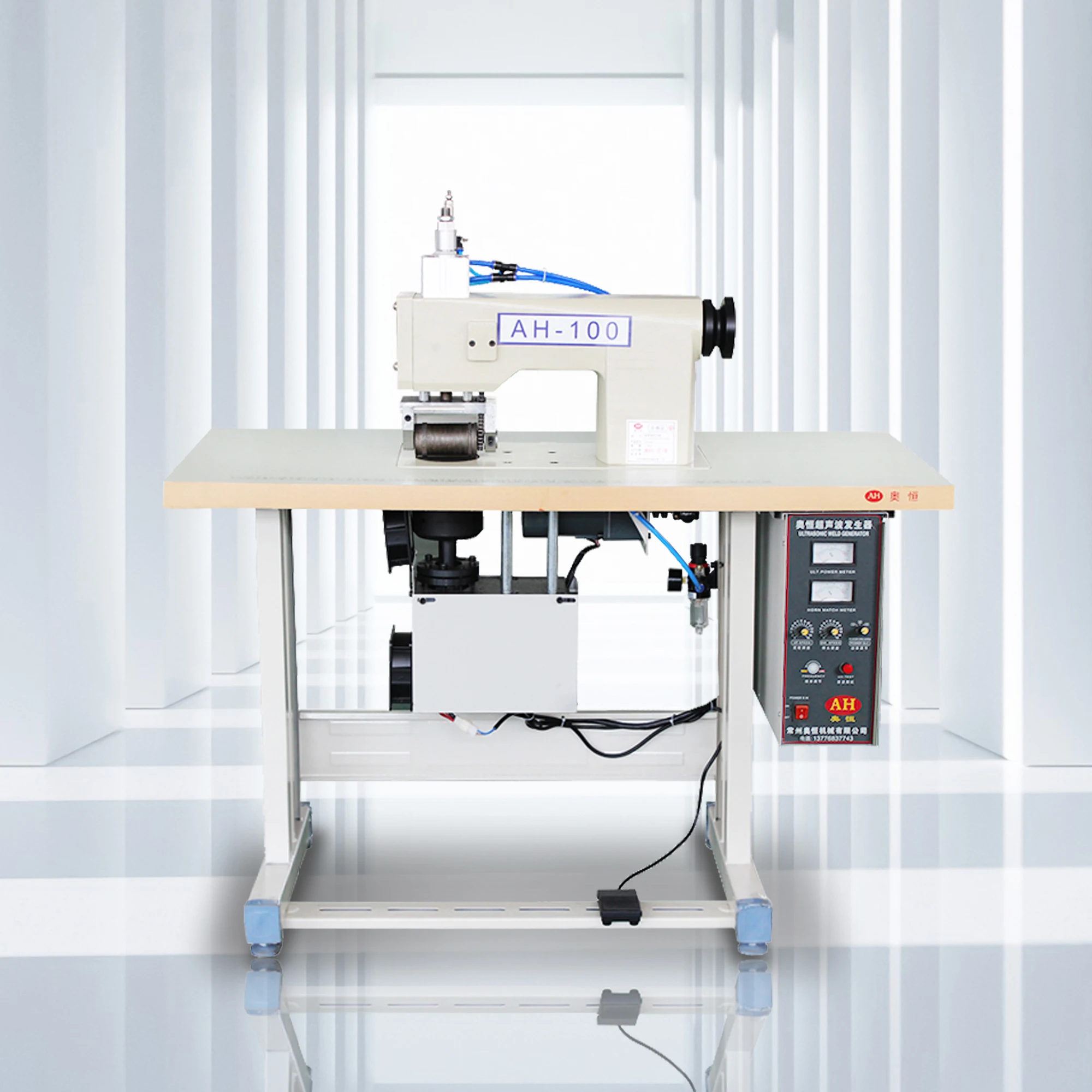 Response Rate 100% AH-60/100/200-S/Q multifunction decoration products trimming, sealing and forming gpo ultrasonic lace machine