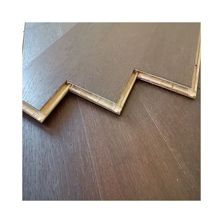 Anti-scratch Water Resistant Wood Flooring Residential Brushed Engineered Wood Flooring PPG Commercial Grade Coating Floors