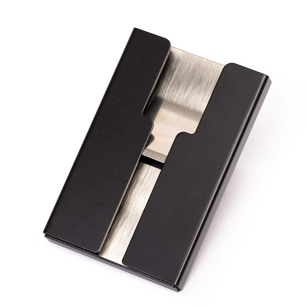 Hot Sale Metal Automatic Aluminum Pop Up ID Credit Card Holder Manufactures Slim Minimalist Popup RFID Blocking Wallet for Men