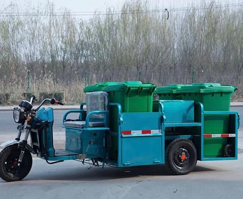 Four-Barrel Electric Garbage Truck Efficient and Reliable Waste Collection Vehicle