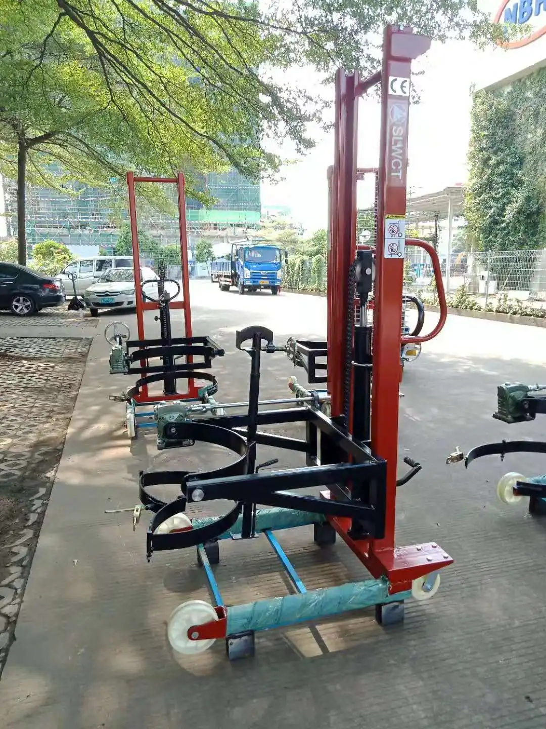good price 350kg drum stacker operated drum lifters handling equipment