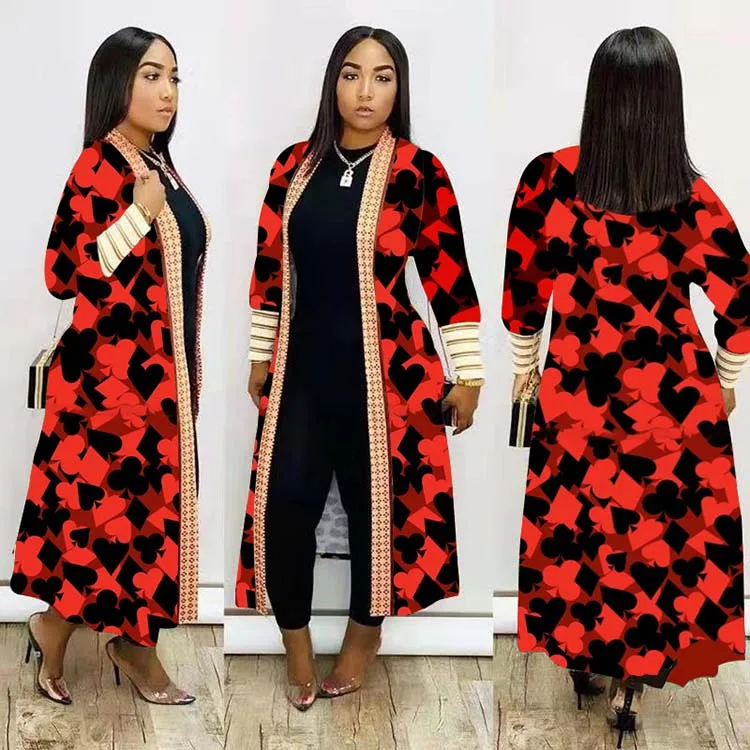 
Spot goods promotion thicken leopard grain camouflage printing plus size coats 