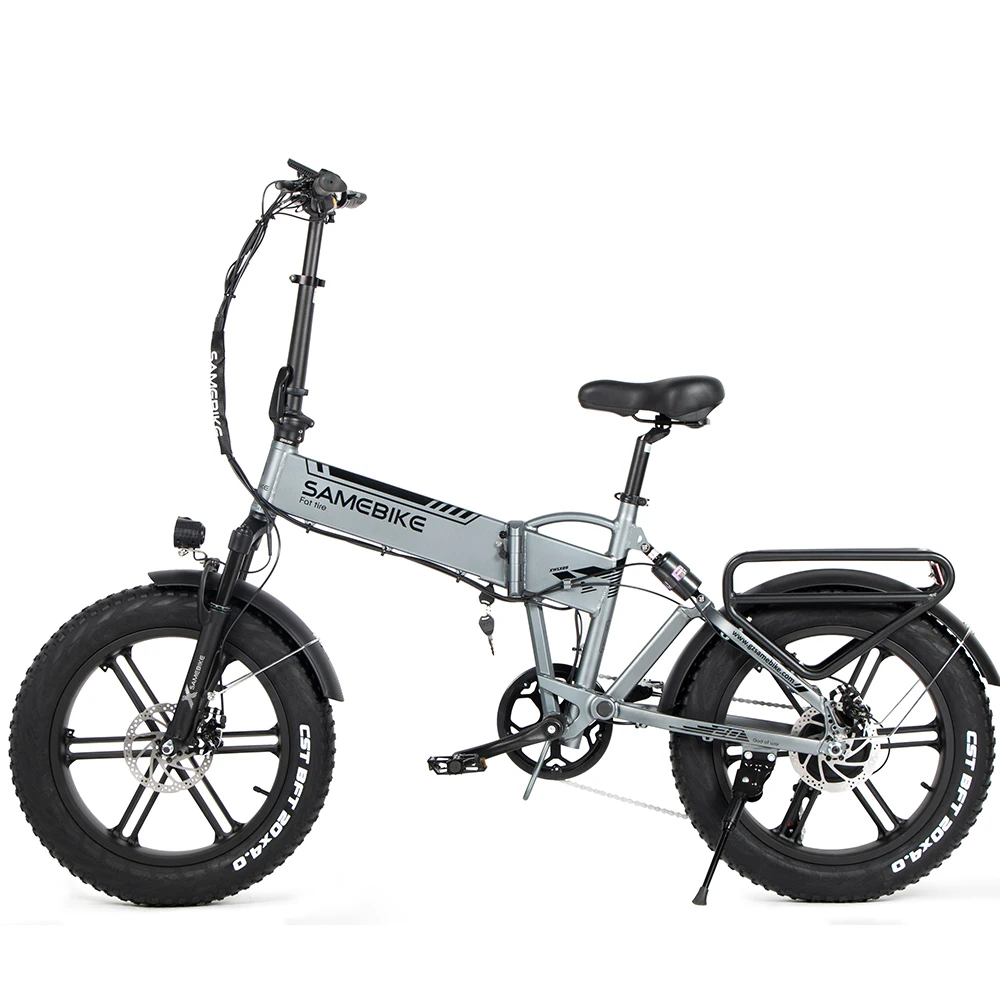 Wholesale Electric EBike 48V/8AH250W 7S Aluminum Frame Disc Brake LCD Meter 4.0fat Tires Foldable Electric Bicycle
