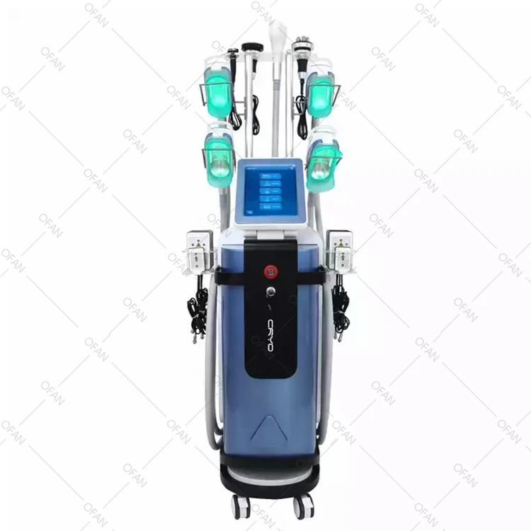 OFAN cool tech vacuum cavitation system 5 handles kryolipolyse 360 cryotherapy price Cryolipolysis Machine