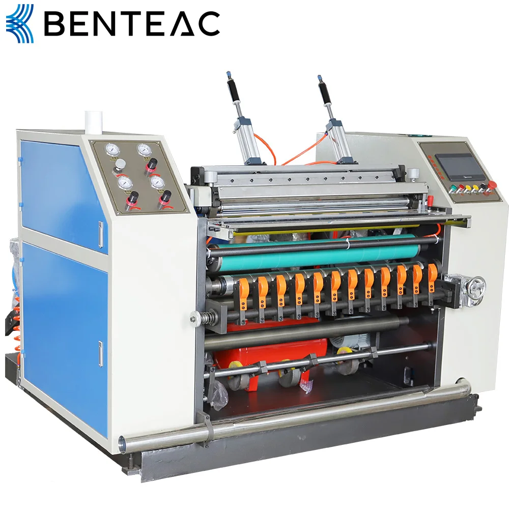 Technical Support Slitting Rewinding Type POS/ATM/FAX/Thermal Paper Converting Machine with Round Blade