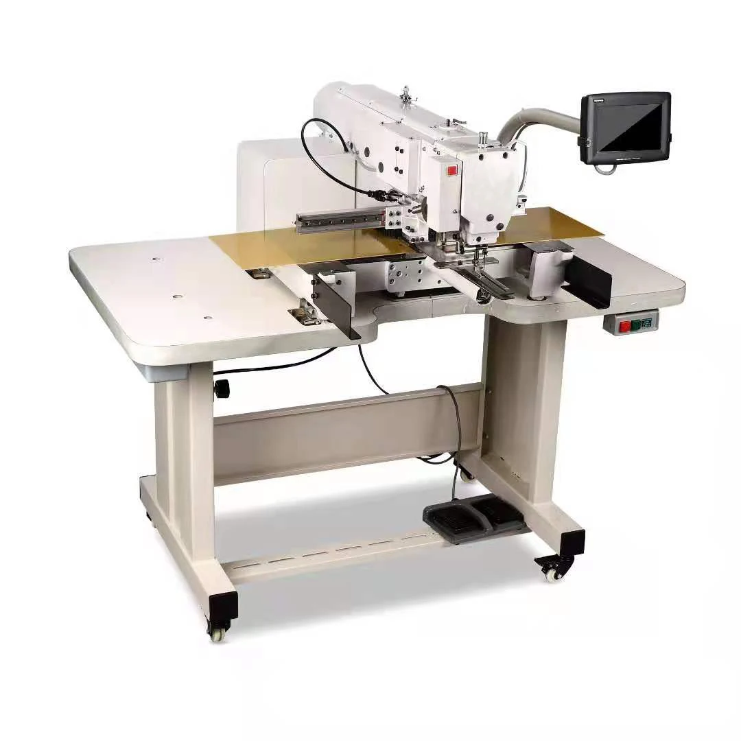 Compound feed auto oil cylinder arm walking foot heavy sewing machine