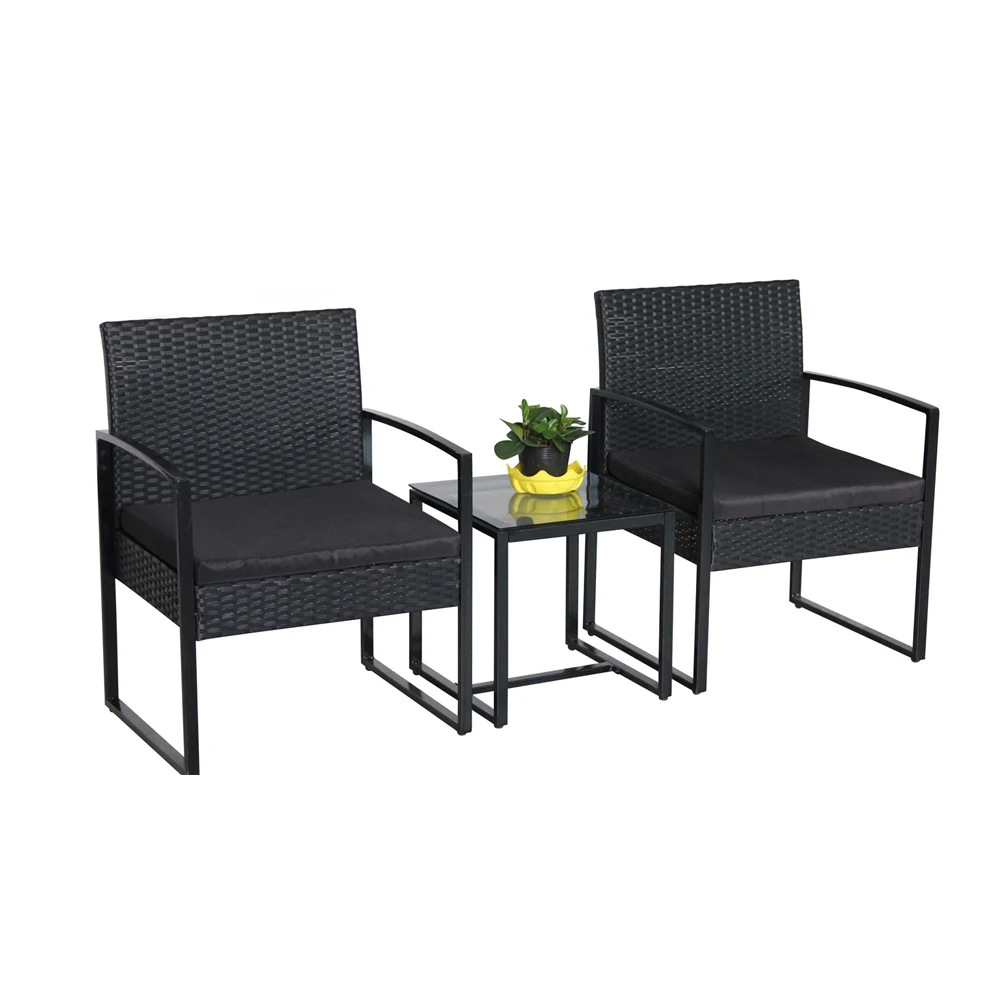 Cheap Modern Garden Wicker  Bistro Set Outdoor Furniture  Rattan Dining  Tables And Chair