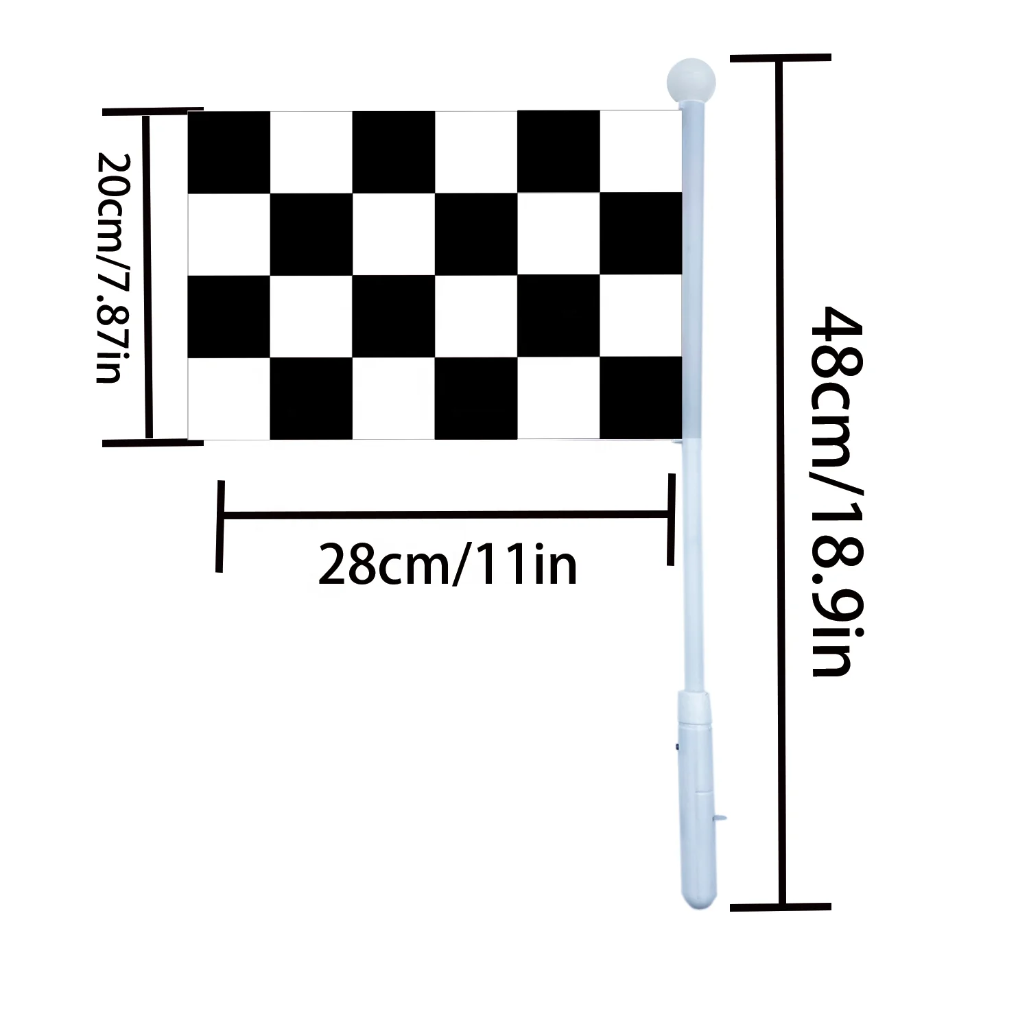 Glowing Flag,Custom Glow Stick Flag, American Flag Glow Secondary Tube Light, July 4th National Day Gift, Novelty Party,