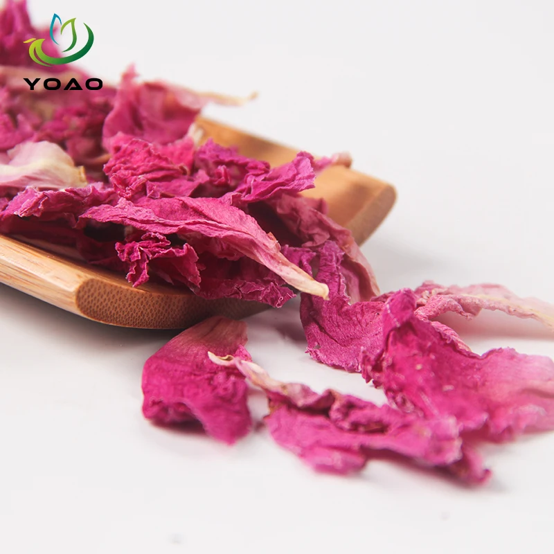 Pink Color Flowers Flakes Organic Herbal Chinese Traditional Dried Peony Flower Petals for Decoration Soap Tea Flowers