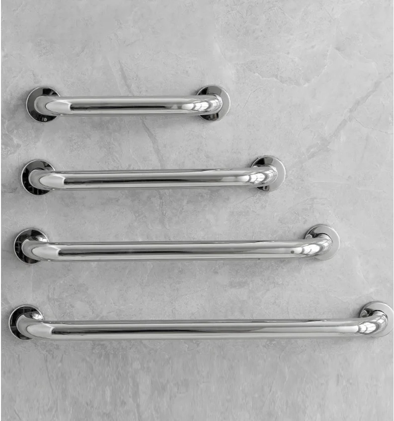 Wholesale Custom Design 24 Inch Matte Black Stainless Steel Basics Bathroom Handicap Safety Grab Bar for Washroom