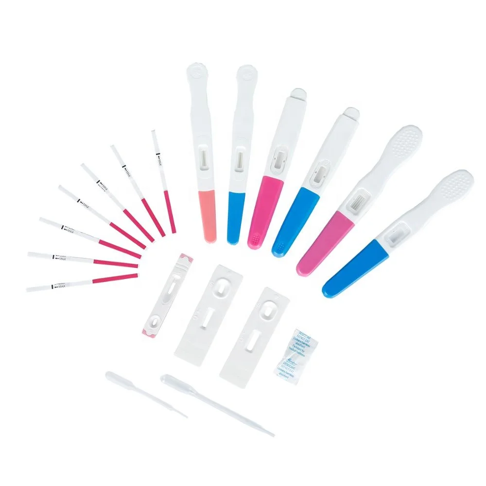 
 Набор для быстрой проверки ребенка Singclena-тест на беременность HCG средний поток/ручка/полоса/кассета/карта  