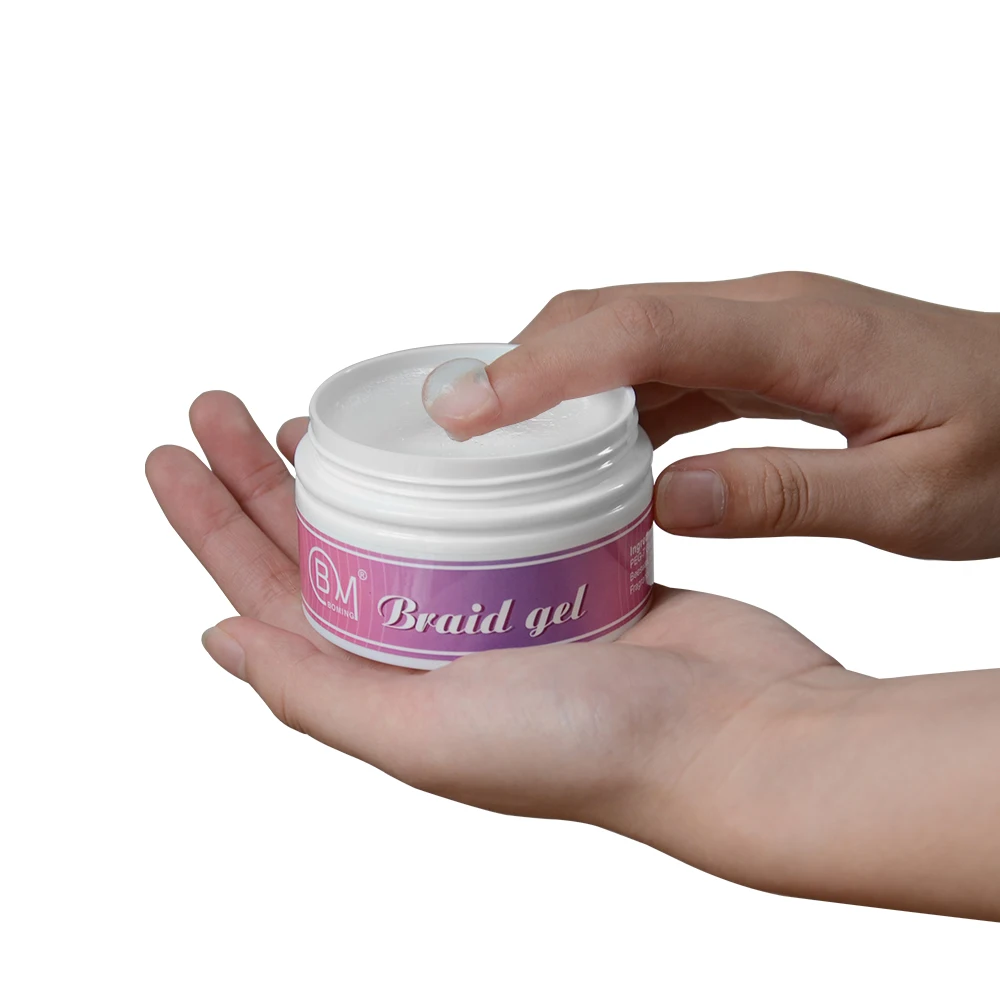 customized wholesale strong hold retwisting loc gel anti itch super hold braid gel private label