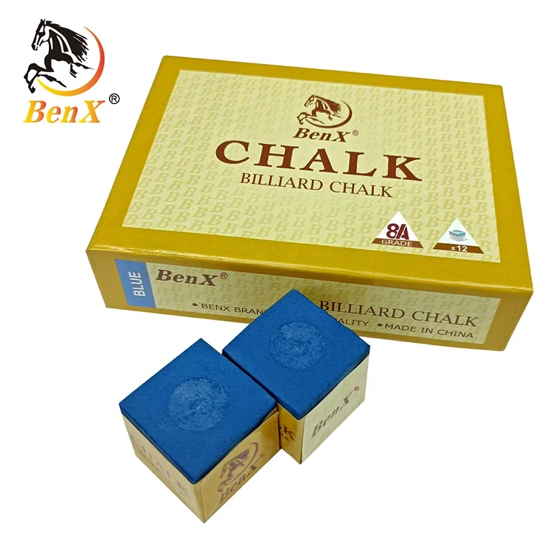 BenX premium billiard chalk 8A quality 12pcs/box