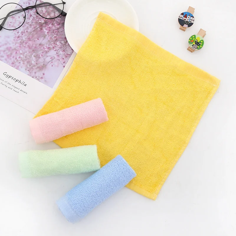 Wholesale Organic Soft Face Towels Eco Friendly Bamboo Organic Bamboo Fiber Face Washcloths Baby Bamboo Towel