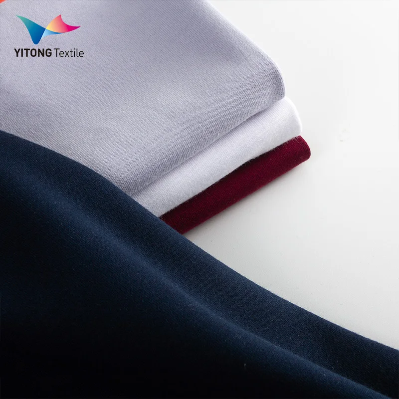 Wholesale 230 gsm Cotton Single Jersey Fabric 93% Cotton 7% Spandex Fabric for Loungewear Clothing