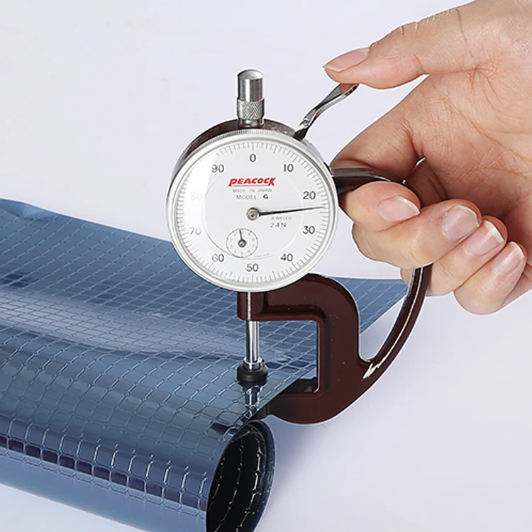 29.53'X78.74' Static Blue Office Glass Film Window Solar One Way Vision Building Film