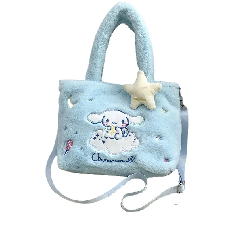 Popular My Melody Kuromi Kawaii Doll Plush Bags Plush Hello KT Plush Cartoon Backpack Girls