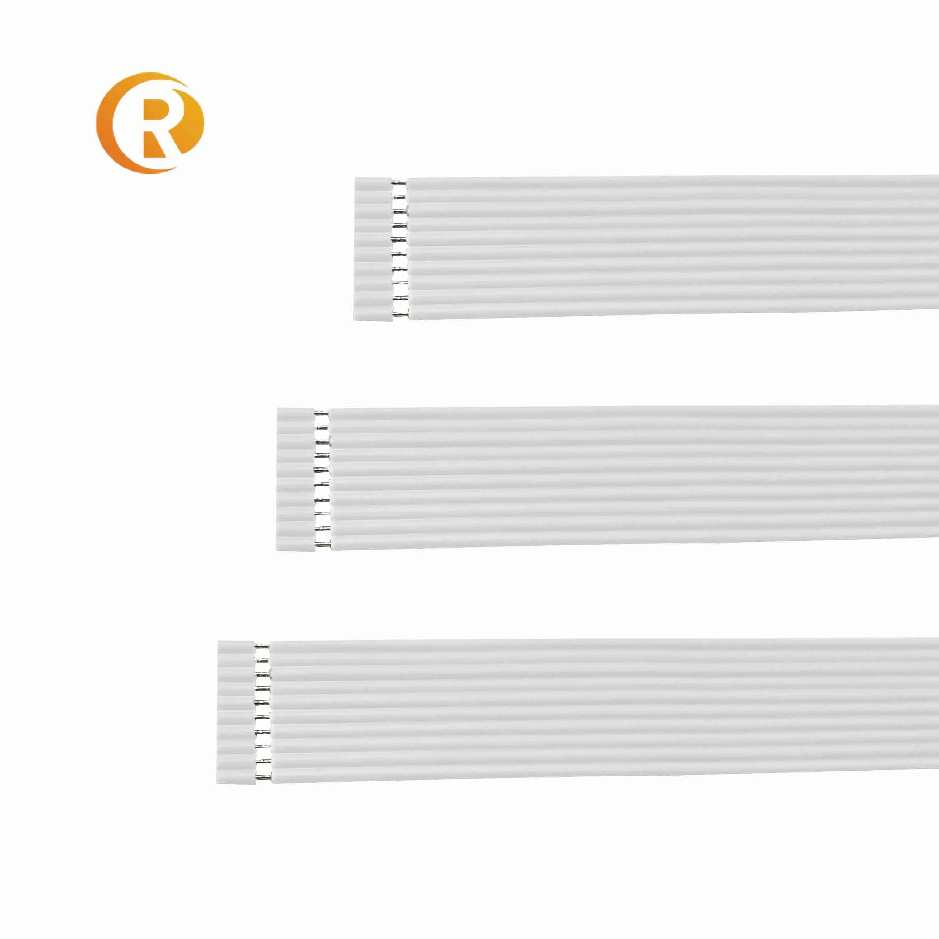 
Rcd Custom Connector Grey Ribbon awm 20798 80c 60v vw 1 ribbon flexible Cable Assembly 
