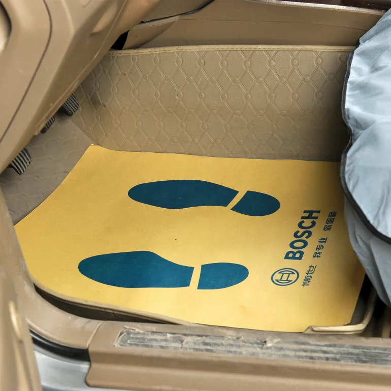Auto Car Foot Mat Disposable Paper Floor Mat