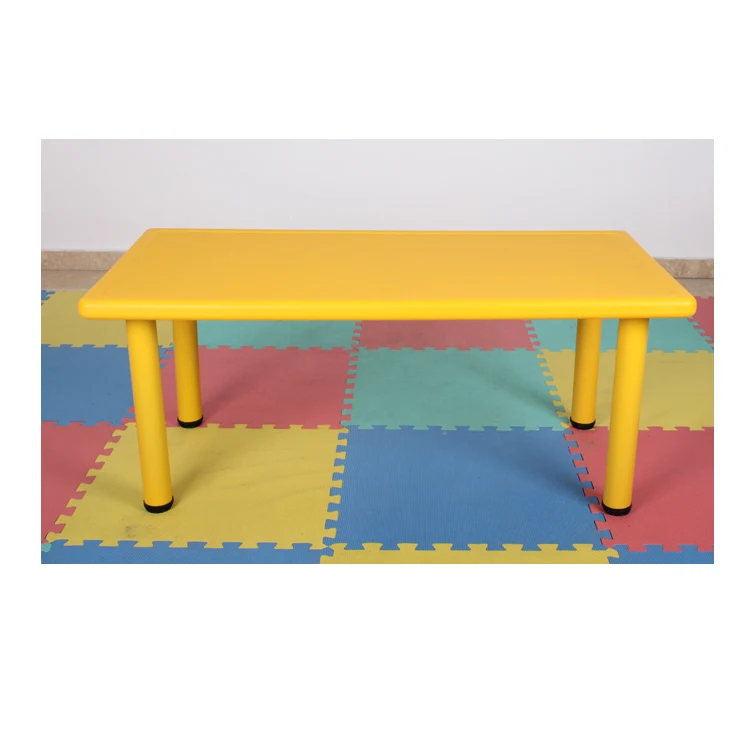 Kindergarten rectangular tables kids plastic chairs and tables children table and chair