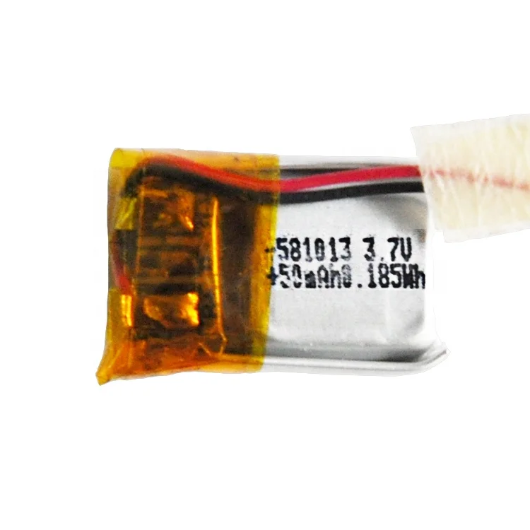 High Quality  TW581013 50mAh 3.7V Origin Factory Wholesale Polymer Rechargeable Lithium Ion Battery