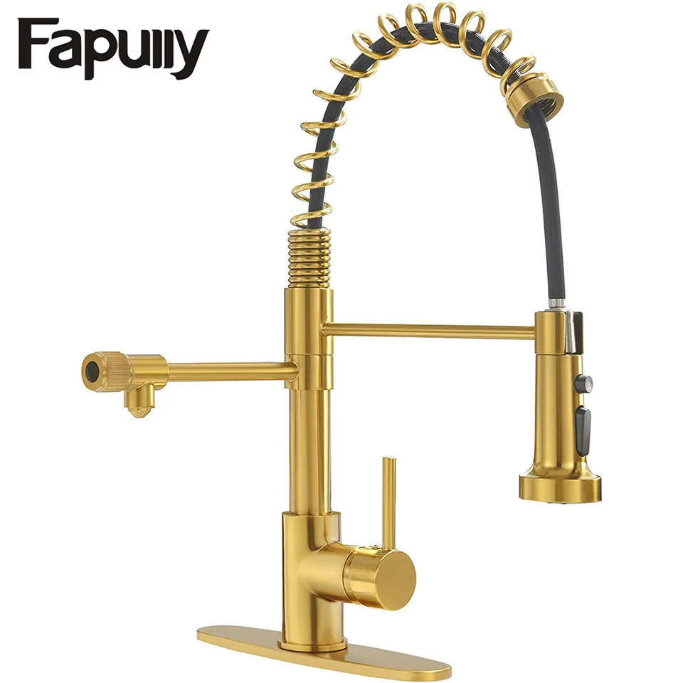 FAPULLY 360 Rotatable 3 Water Outlet Modes Multifunction Taps Pure Drinking Water Kitchen Faucets Brass CLASSIC OEM Modern